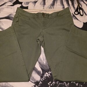 Old Navy Women's Low Rise Sage Green Wide Leg Pants